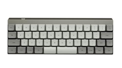 VORTEXKEYBOARD Core V2 40% Low Profile Wireless Mechanical Keyboard (Retro Grey, Red Switch)