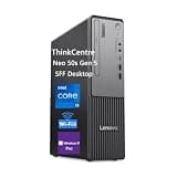 Lenovo ThinkCentre neo 50s Gen 5 Business Desktop Computer, Intel Core i5-14400, Bluetooth, 64 GB DDR5 RAM, 4 TB SSD, Wi-Fi 6, Small Form Factor, Win 11 Pro, Black