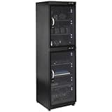 Lectronify 180LT Electronic Dry Cabinet for Camera, Lens & Electronics – Silent Dehumidifying Storage, Touchscreen, Dual Zone Humidity Control (60-35% RH), 5 Adjustable Shelves, LED Light, Lock