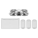 DJI Neo Three-Battery Combo, Mini Drone 4K UHD Camera for Adults, 135g Self Flying Drone That Follows You, Palm Takeoff, Subject Tracking, QuickShots, Stabilized Video (Controller-Free)