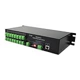 SM100-M-16 HART Data Collector – 16-Channel HART to MODBUS RTU/TCP Converter, RS485/Ethernet Gateway, 1500V Isolation, DIN Rail Mount, 24V DC – for Industrial Automation and Remote Monitoring