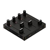 Intech Studio Grid EF44 Modular MIDI Controller – 4 Faders & 4 Encoders, Programmable USB-C Macro Pad for Music Production, Streaming, Editing & Mixer Control – Magnetic Design for Mac & PC