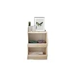 Vertical File Cabinet Bookshelf - Floor-to-Ceiling Storage Rack for Living Room, Home Office, Small Spaces - Multi-Functional Grid Cabinet & Printer Stand