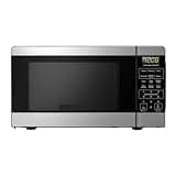 Countertop Microwave With 6 Auto-Preset Menus Child Lock Defrost Express Cooking 900 Watt 0.9 Cu Ft Stainless Steel