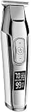 QHEVLXQI Hair Clippers for Men, Professional Self-Service Detail Trimmer Electric Haircut Kit Quick Cut and Family Use Charging Clipper Stainless Steel Intelligent Noise Reduction