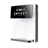 Wall Mounted Instant Heat Water Cooler Dispenser, 2200W Hot and Cold Water Dispenser, 6 Temperature & 4rd Waters Volume (White)