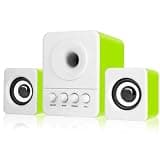 RXXCMD Desktop Mini Speakers Subwoofer 2.1 Stereo Bass Speaker Support U Disk Notebook Music Player Loudspeaker