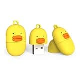 Bilious 32GB Flash Drive Animal Series Waterproof USB 3.0 Thumb Drive Cute Cartoon Memory Stick Small Size Yellow USB Drive Gift