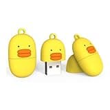 Bilious 32GB Flash Drive Animal Series Waterproof USB 3.0 Thumb Drive Cute Cartoon Memory Stick Small Size Yellow USB Drive Gift