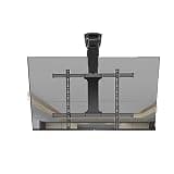 UIYTJRT Adjustable Ceiling TV Mount Bracket - 0-85° Flip Down Motorized Ceiling TV Mount, TV Lift, Telescopic Electric TV Lift with Auto Lifting, Fits 32-70 Inch TVs Motorized TV Stand,