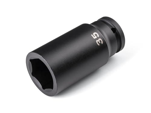 TEKTON 3/4 Inch Drive x 35 mm Deep 6-Point Impact Socket | SID33135