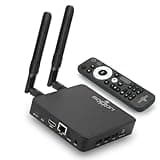 Ugoos AM9 Pro Android 14 TV Box, 4K 120fps, Dolby Vision HDR, 4GB LPDDR5 RAM 64GB, Wi-Fi 6, AI Super Resolution, HDMI 2.1b, 3 USB 3.0, Gigabit Ethernet, Bluetooth 5.3, Amlogic S905X5-J