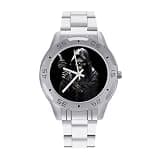 NTVOWPZO Three-Hand Analog Stainless Steel Watches for Men Easy Reader
