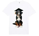 Cirnechi dell’Etna Dog Graduation Cap School Graduate Owner Comfort Colors Adult Heavyweight T-Shirt
