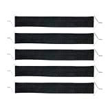 Chair Webbing Repair Replacement - 5-Piece Heavy Duty Anti-Crack Straps Replacement | Elastic Straps Kit for Patio Furniture, Outdoor Chairs, Garden, Deck, Porch, Backyard, Camping Home Use