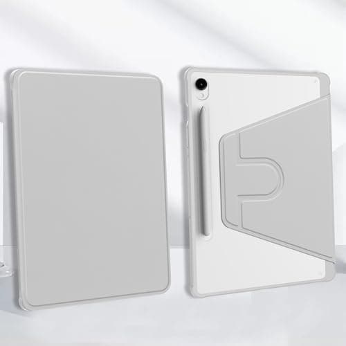 Heavy Duty Protection Clear Back Case Compatible With Samsung Galaxy Tab S9 11 Inch 2023 X710/X716B/X718U Tablet Case With Pen Holder, 360 Degree Swivel Stand Folio Flip Smart Tablet Cover ( Color : G