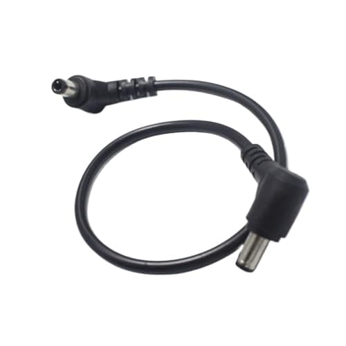 AICNRUT 1pcs 22AWG DC Power L-Shaped 5.5X2.5mm / .5 * 2. Male 90 Right Angle Ja1ck with Cord Connector Cable 30cm