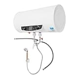 Wall-Mounted Electric Water Heater, 13.2 Gallon Tank, 1500W 110V, Digital Display, 95-167°F Adjustable, IPX4-Waterproof, Stainless Steel Inner Tank, Point-of-Use for Bathroom Kitchen Hair Salon, White