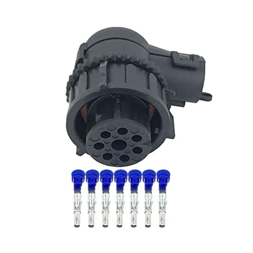 7 Pin Jacket wat/erp/;ro/ofW Connector Black Automotive Connector with Terminal HD3073YA-1.5-21 7P(5 Sets)