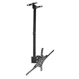 UWYTGF Tv Stand,Tv Wall Mount Extra Long Ceiling Tv Mount Bracket,Support Hole Distance Within 400 * 400Mm,for 32To 55 Inch LCD Computer Screens,Two Installation Methods