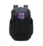 Family Support Lupus Awareness Purple Ribbon Sport Backpack