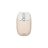 LOFREE Wavy Chips Dual-Mode Wireless Mouse with 5 Adjustable DPI Levels Compatible with Windows, MacOS, iOS, Android (Milk Tea)