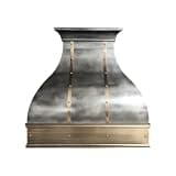 DOMINEVA Zinc Range Hood,30''W,39''H,21''D,600CFM,ZH2-C2BTRM