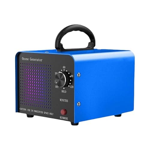 Industrial-Strength Odor Eliminator – Negative ion air purifier and deodorizer, filterless ion air purifier and air freshener, suitable for home, office, dust, pets, smoke, and other uses (Blue)