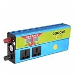 12V to 110V AC Converter car Inverter 12v 24v 48v 60v 2000w high-Power, Suitable for Digital Products, Printers (2000w 48v60v)