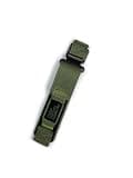 ALIVEBIT 20MM Nylon Watch Band Compatible with Garmin Fenix 7S/6S/5S, Forerunner 255S/265S/Venu 2S, Quick Fit Hook & Loop Sport Strap with Stainless Steel Buckle - Military Green