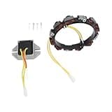 Shophubio Alternator Stator Coil with Regulator 2-Pin 10-16A for Lawn Mower Engines Replaces 592830 696458 691064 Compatible with GT235 LT166 Series