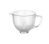 Glass Bowl for Mixer, 4.5-5 Quart Tilt Head Bowl,Compatible for Stand with Spout
