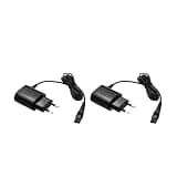 Plug Shaver Charger 15V 5.4W Charger Razor Blade,Compatible For Philips, HQ8505 Series1000 3000 5000 7000 9000 HQ7100 HQ7120 RQ360 RQ1150(2pcs)