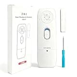 Door Window Open Alarm Sensors, 130dB and 0.3in Alarms for Kids Safety, Dementia, Pool with 3-Level Volume Control and Low Battery Alert