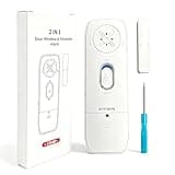 Door Window Open Alarm Sensors, 130dB and 0.3in Alarms for Kids Safety, Dementia, Pool with 3-Level Volume Control and Low Battery Alert