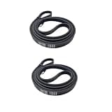 4PJE1244 Drum Washing Machine Drive Belt J4 4PJE 1244 2816750100 Fit(2pcs4PJE1244)