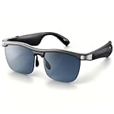 Smart Glasses, Open-Ear Audio Bluetooth Sunglasses | UV400 Polarized Lenses, Bluetooth 5.3, 8H Playtime | Adjustable Silicone Nose Pads, Hands-Free Call for Sports Driving Cycling | Men & Women