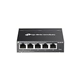 Omada 5-Port 2.5G Multi-Gig Unmanaged Switch | 25Gbps Switching Capacity | Silent Fanless Operation | Ideal for Gaming, 4K Video, NAS & WiFi 6