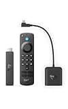 Amazon Fire TV Stick HD (newest model) bundle with Right Angle USB-C Ethernet Adapter