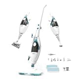 BLACK+DECKER 2-in-1 Steam Mop and Handheld Steam Cleaner, 1500W Electric Floor Steamer with 180° Swivel Steering, Fast 30s Heat-Up, Compact Foldable Storage, 13 Accessories for Tile & Hardwood Floors
