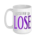 Purple Nothing To Lose Purple Graphic Ceramic Mug, White, 15oz