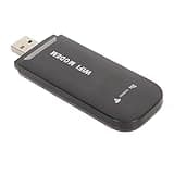 Generic 4G LTE USB WiFi Modem, 150Mbps High Speed Portable WiFi Router, Standard SIM Card Slot for Asia Southeast Africa Middle (Black)