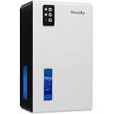 NineSky Dehumidifiers for Home, 1000 Sq.Ft Dehumidifier with 95oz Water Tank, (White)