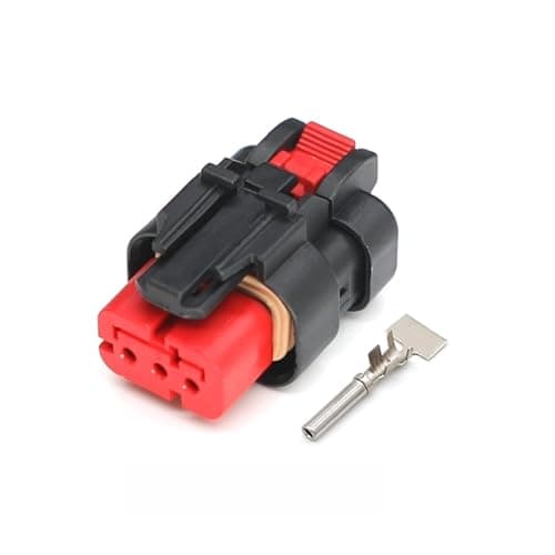 KIUYTRW 2/3/4/6/8/12Pin Automotive Waterproof Connector Male Female Plug 776428-1 776427-1 776430-1 776488-1 776434-1(Dark Grey)