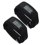 BESTonZON 2pcs Silicone Pedometer Watch for Men Women with Steps Counting and Versatile Functionality, Stylish Sport Watches for Outdoor Activities and Everyday Use