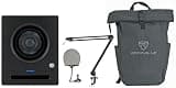 Presonus Eris Pro 4 Bundle: 4-inch 80W Coaxial 2-Way Powered Studio Monitor Speaker, 512-BBA 31 in Adjustable Mic Boom Arm, 512-POP Metal Pop Filter, RPAK Charcoal Backpack, 4-Items