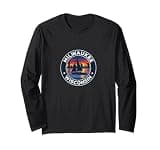Milwaukee Wisconsin Vintage Sailing Sail Boat xi Long Sleeve T-Shirt