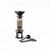 Gralara Manual Coffee Brewer Clear-and Coffee Brewer Gilded Step Numbers Kitchen Appliance, Brown