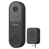 SOVMIKU Vicohome DB3B 2K Smart Video Doorbell with Chime, Home Security Battery Camera Wireless, Audible Alarm, Easy to Setup, Human Detection,Two Way Audio, 2.4GHz Wi-Fi, No SD Slot