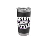 Spirit Never Goes Out of Style - Purple School Color Spirit Stainless Steel Insulated Tumbler